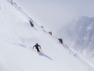 Ski tour in Altai Mountain, Mongolia